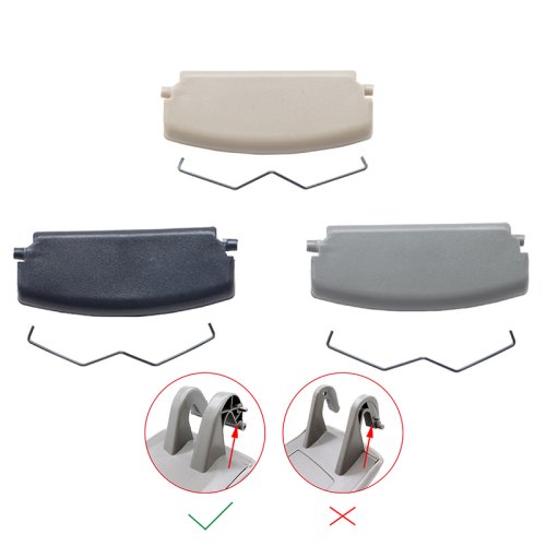 Image of Premium Black, Gray, and Beige Car Armrest Lid Console Cover Latch Clip Catch for Audi A4 B6 B7 (2002-2007) – Center Console Repair Replacement Accessory