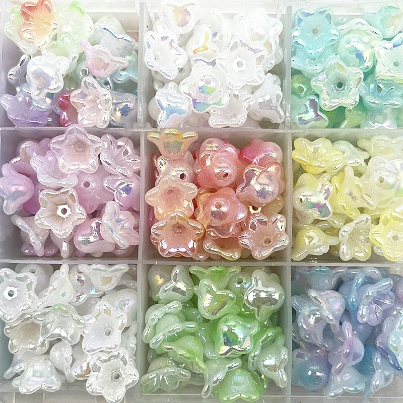 Image de Perles Acryliques Bellflower 7x13mm - Lot de 50 pour Bijoux
