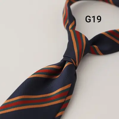 Image de Cravate Homme Soie 8cm - Rouge Marine & Paisley Élégant