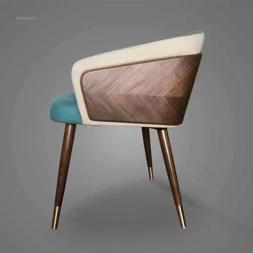 Imagen de Sillas de Comedor Modernas y Elegantes con Respaldo de Madera