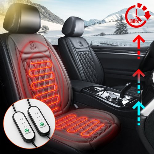 Imagen de Cojín Calefactor para Asiento de Coche 12V - Calor Rápido y Cómodo