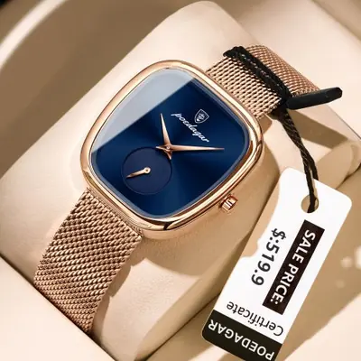 Image de Montre Élégante Femme Acier Inoxydable