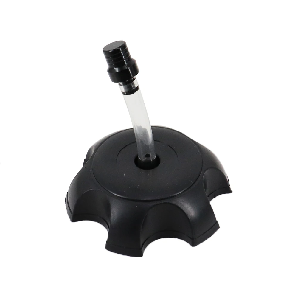 Immagine di Tappo Serbatoio Carburante Gas da Corsa Universale in Plastica Nera da 50 mm con Tappo di Sfiato per Yamaha, Kawasaki, Honda, Suzuki, Moto, Dirt Bike e ATV