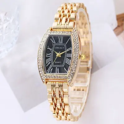 Image de Montre Femme Luxe Strass - Élégante & Tendance