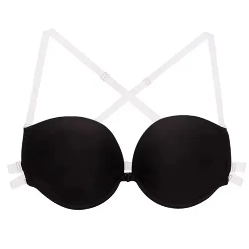 Image de Soutien-Gorge Push-Up Dos Nu Transparent - Lingerie Sexy & Invisible