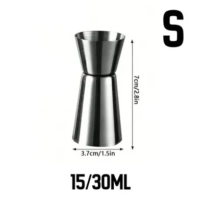 Image de Shaker à Cocktail Professionnel en Acier Inoxydable - Jigger Double Mesure