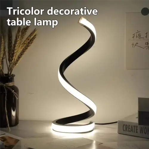 Image de Lampe Veilleuse Spirale LED - Éclairage Doux & Design