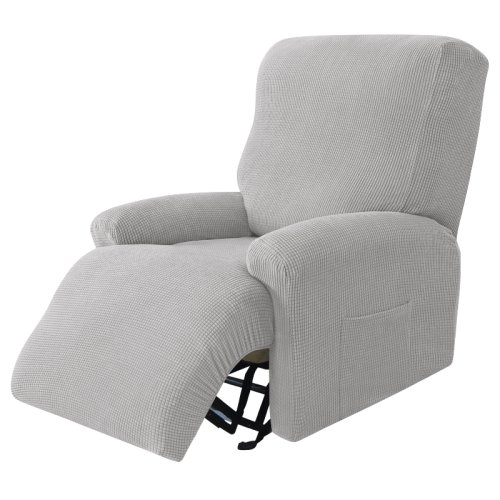 Immagine di Copridivano reclinabile a 1 posto per soggiorno Fodera per poltrona relax Fodera per poltrona elasticizzata pigra in jacquard elastico