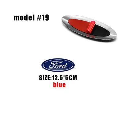 Emblème pour Ford Bleu - Badge Calandre pour Focus, Fiesta, F150, Ranger & Mondeo