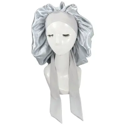 Image de Bonnet de Nuit en Satin pour Femmes - Protection Capillaire