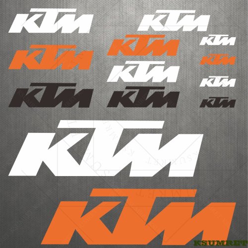 Zdjęcie Naklejka KTM – Emblemat Zbiornika Motocyklowego