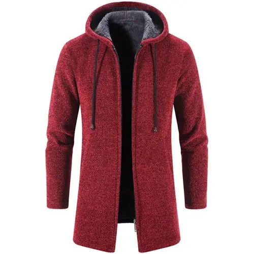 Image de Hoodie Oversize Homme - Sweat à Capuche Zippé Hiver 2025