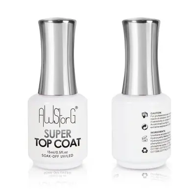 Image de Vernis Gel Fini Brillant 15ml - Couche de Finition UV
