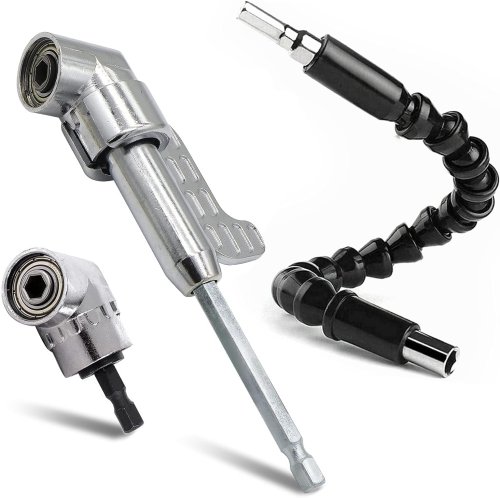 Image de Kit Adaptateur Tournevis Angle 105° avec Embouts Réglables