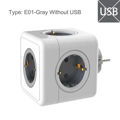 Image de Multiprise Cube 5 Prises - 3680W pour Bureau & Domicile