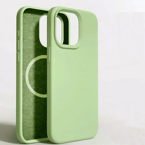 Image de Coque Magnétique Silicone Liquide pour iPhone
