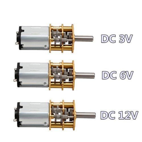 Bild von Mini Metall-Getriebemotor DC 3V/6V/12V – Präzise & Leistungsstark