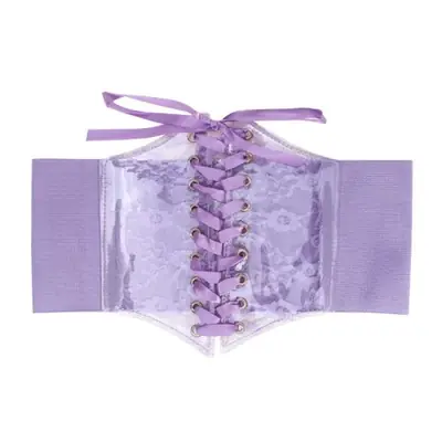 Image de Ceinture Corset à Lacets - Style Rétro Féminin
