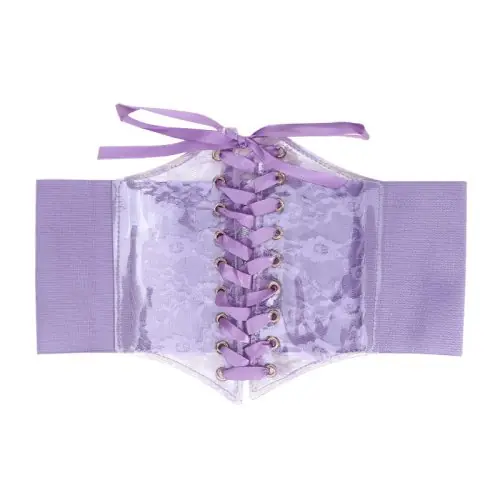 Image de Ceinture Corset à Lacets - Style Rétro Féminin