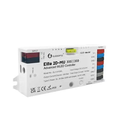 Image de Contrôleur LED Intelligent Gledopto Elite ESP32