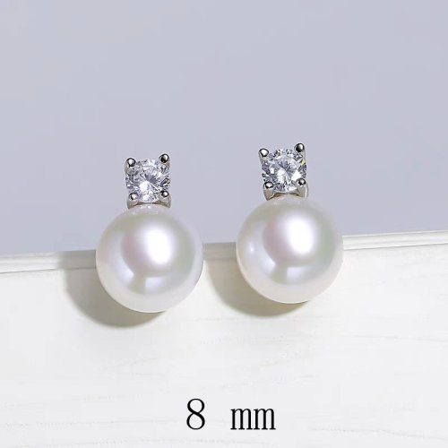 Immagine di Orecchini in Perle d'Acqua Dolce con Argento Sterling 925