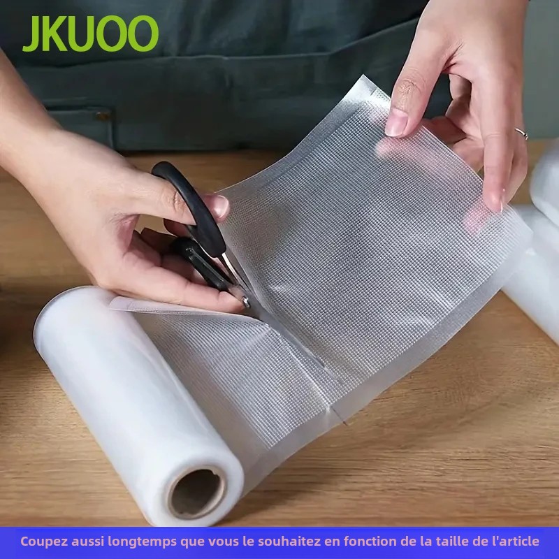 Afbeelding van JKUOO Vacuumsealerzakken Rollen voor voedsel - Vriezerrolzakken - Food Saver Compatibel met vacumeermachines