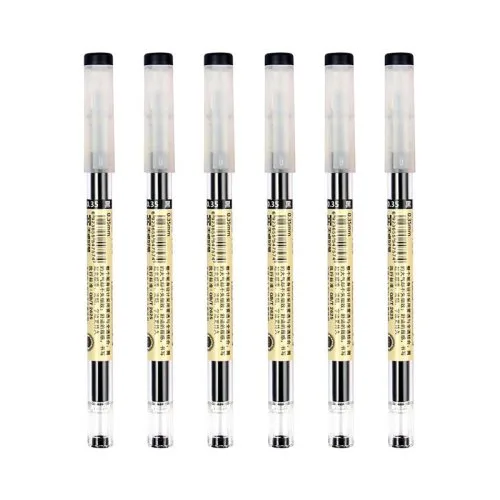 Zwart-6pcs-pen