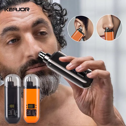 Neus Tondeuse Oplaadbare Elektrische Neus Haar Remover Mannen Wenkbrauw Haar Scheren Scheermes Mini Pocket Draagbare Neu