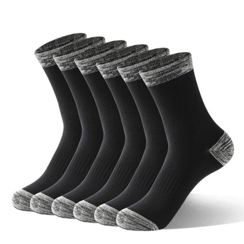 Image de Chaussettes Hommes Hiver - Lot de 5 Paires Noires