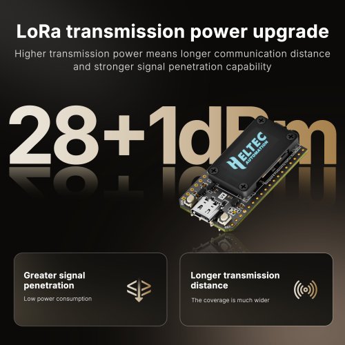 Bild von Heltec LoRa 32 V4 – Solarbetriebenes Mesh-Netzwerk-Dev-Board mit GPS & OLED