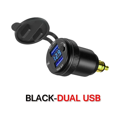 Black-Dual USB