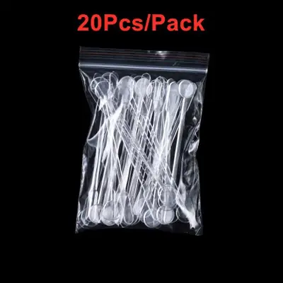 Image de Bâtonnets d'Agitation Plastique pour Résine UV - Lot de 10 à 100 Pièces