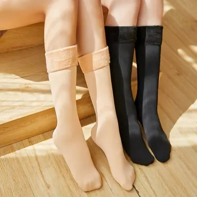 Image de Chaussettes Hiver Chauffantes Femme - Confort & Chaleur