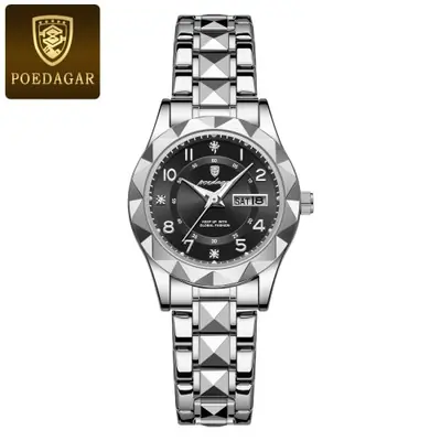 Image de Montre Femme Élégante Lumineuse - Quartz Etanche Acier Inoxydable