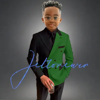 Image de Smoking Enfant 2 Pièces - Veste & Pantalon Double Boutonnage