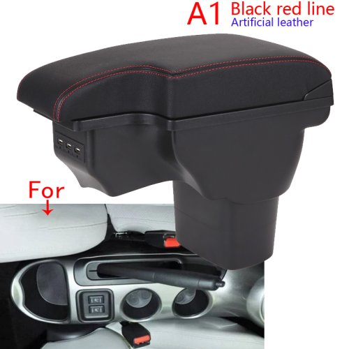 Image of For NISSAN Juke Armrest box For Infiniti ESQ Car armrest 2010-2019 accessories interior details storage box Retrofit parts USB