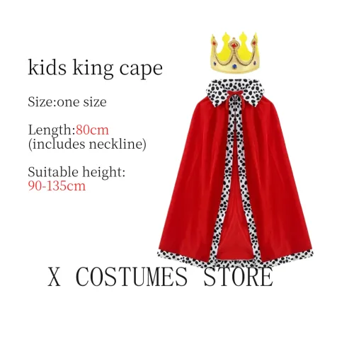 Kinderen cape kroon
