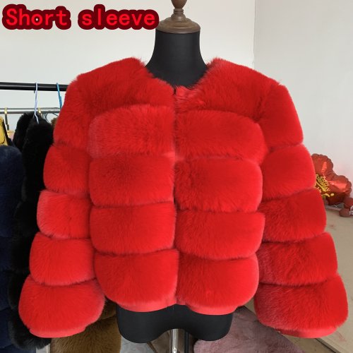 Krótki rękawy czerwony
