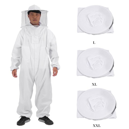 Image of Natural Breathable Beekeeping Suit - Full Body Protection for Professional Beekeepers