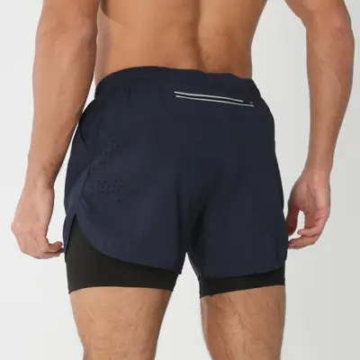 Image de Shorts de Fitness 2-en-1 pour Hommes
