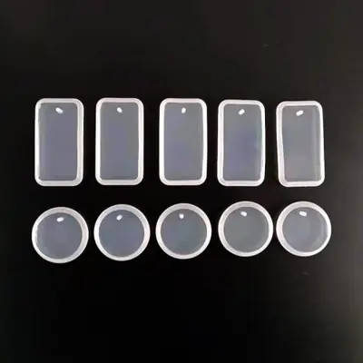 Image de Moules Silicone pour Bijoux - Création de Pendentifs en Résine