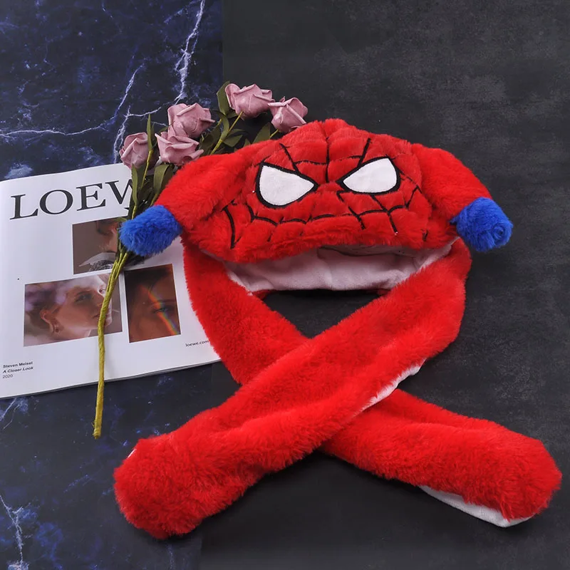 Image de Chapeau Peluche Spider-Man avec Oreilles de Lapin - Cosplay Mignon