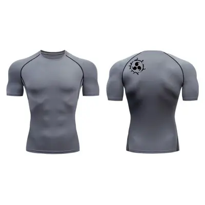 Image de Chemise de Compression Homme - Séchage Rapide & Protection Anti-Éruption