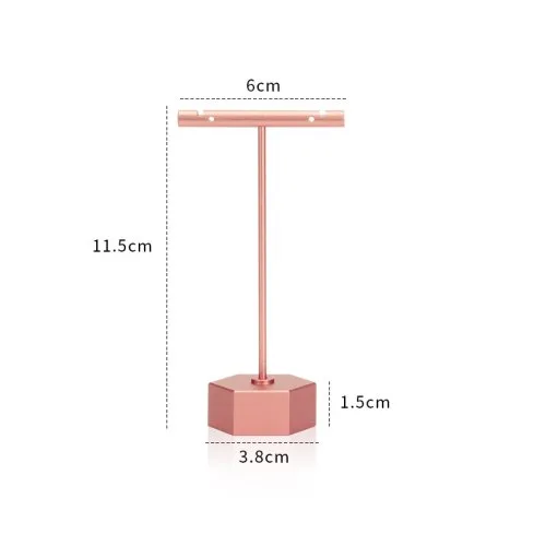 Hexágono oro rosa S