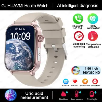 Image de Montre Connectée Santé Femme - ECG, Pression Artérielle & Suivi Mensuel