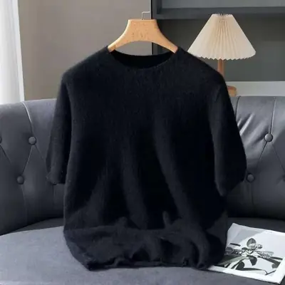Image de Pull molletonné uni col rond homme automne-hiver 2026