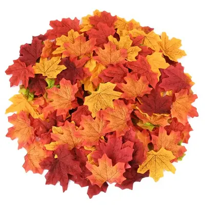 Image de Feuilles d'Érable Artificielles - Décoration Automne & Fêtes