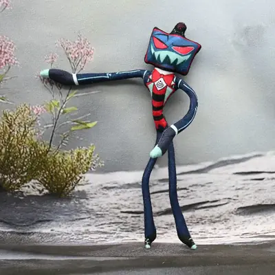Image de Peluche Alastor Hazbin Hotel - Cosplay & Collection