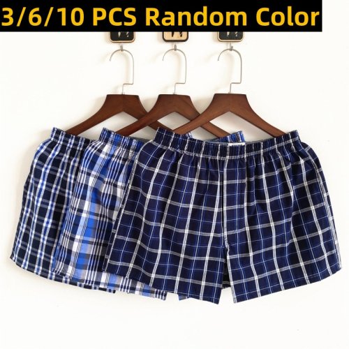 Bild von Herren Boxershorts aus 100% reiner Baumwolle – 10er Pack in großen Größen, weich und atmungsaktiv für Komfort im Alltag und beim Schlafen