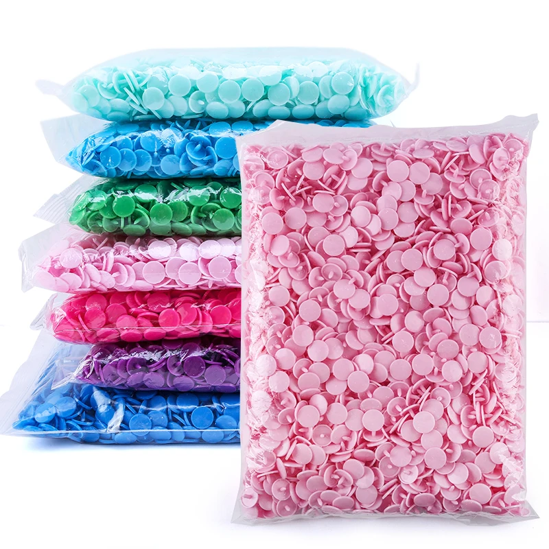 Image of Eco-Friendly T5 Plastic Snap Buttons for DIY Clothing & Garments – Ideal for Baby Diapers, Bibs, Bags, and Craft Projects